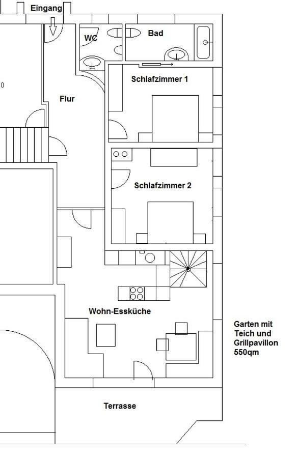 Ferienwohnung Messewohnung Muenchen Ost Forstern エクステリア 写真